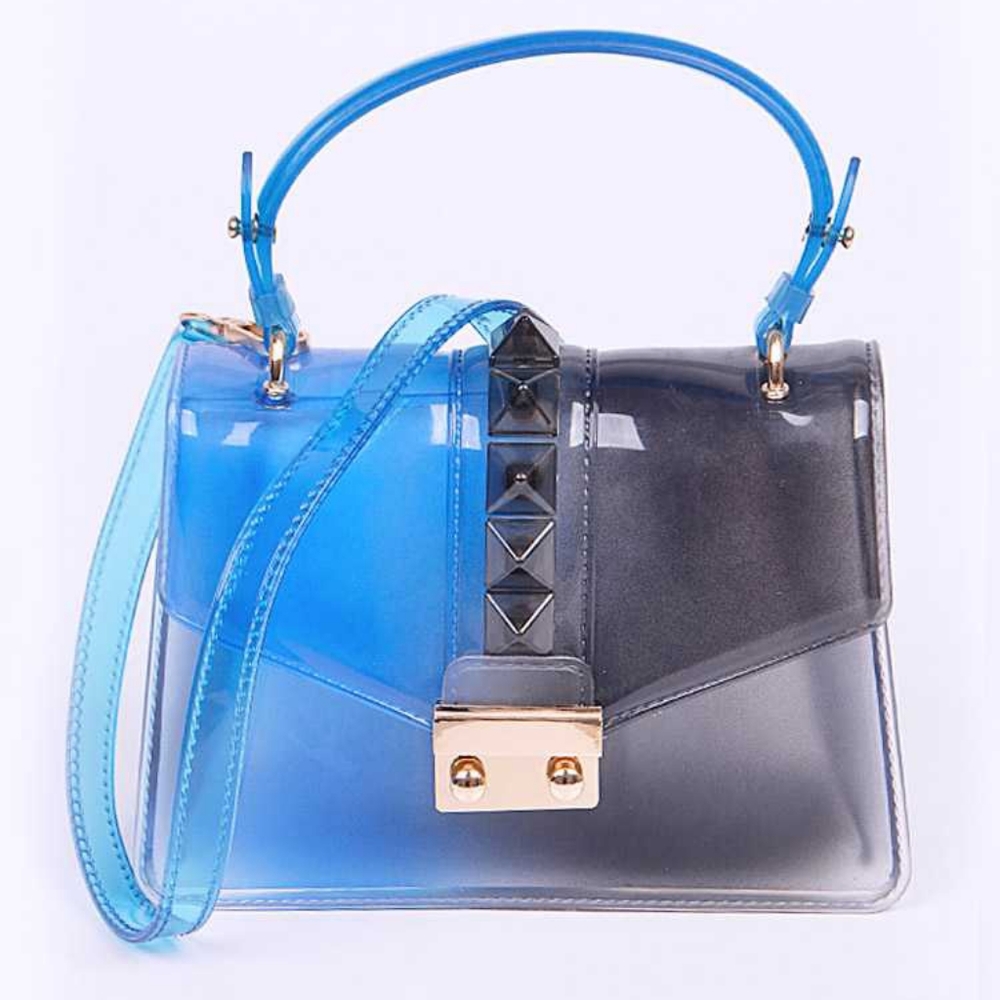 Color Jelly Top Handle BAG